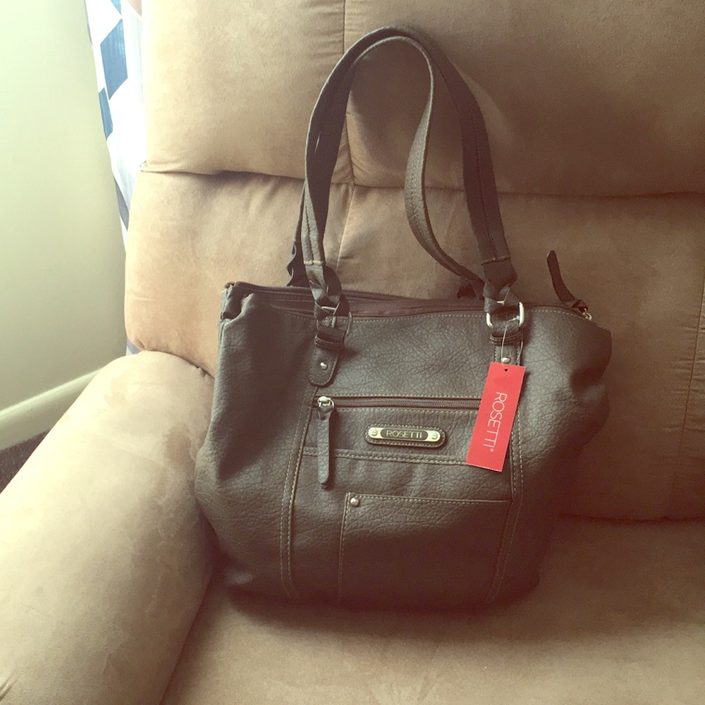 Large chocolate brown purse